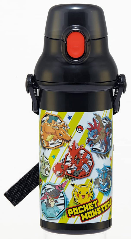 Skater Water Bottle 480Ml Pokemon 23 Kids Antibacterial Plastic Boys Made In Japan Psb5Sanag-A- Japan Figure Store - #1 Bring To You The Best Japanese Goods