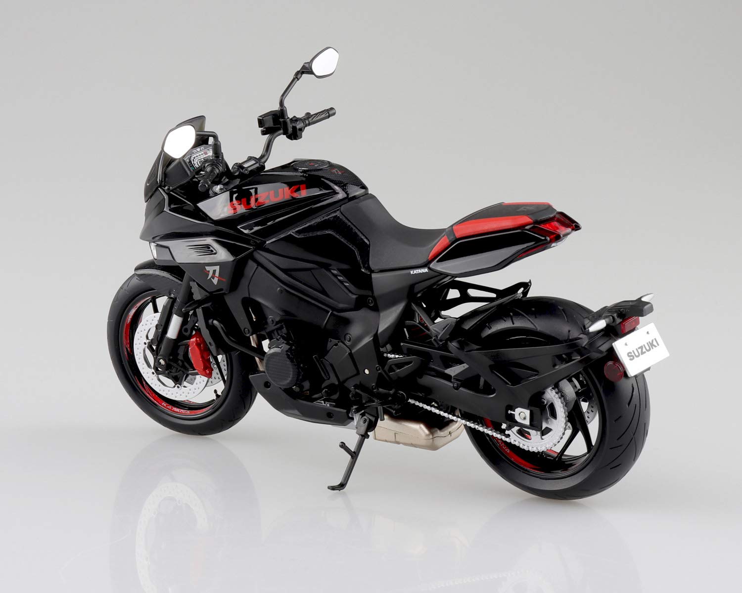 AOSHIMA Skynet 07027 Suzuki Gsx-S1000S Katana Glass Black 1/12 Scale Finished Model- Japan Figure Store - #1 Bring To You The Best Japanese Goods
