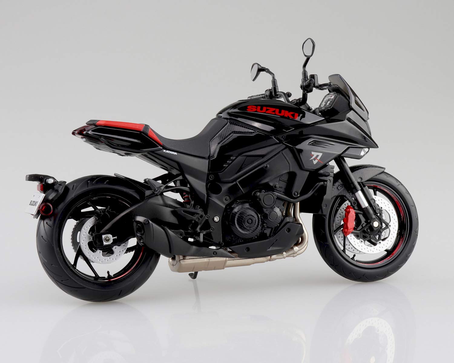 AOSHIMA Skynet 07027 Suzuki Gsx-S1000S Katana Glass Black 1/12 Scale Finished Model- Japan Figure Store - #1 Bring To You The Best Japanese Goods