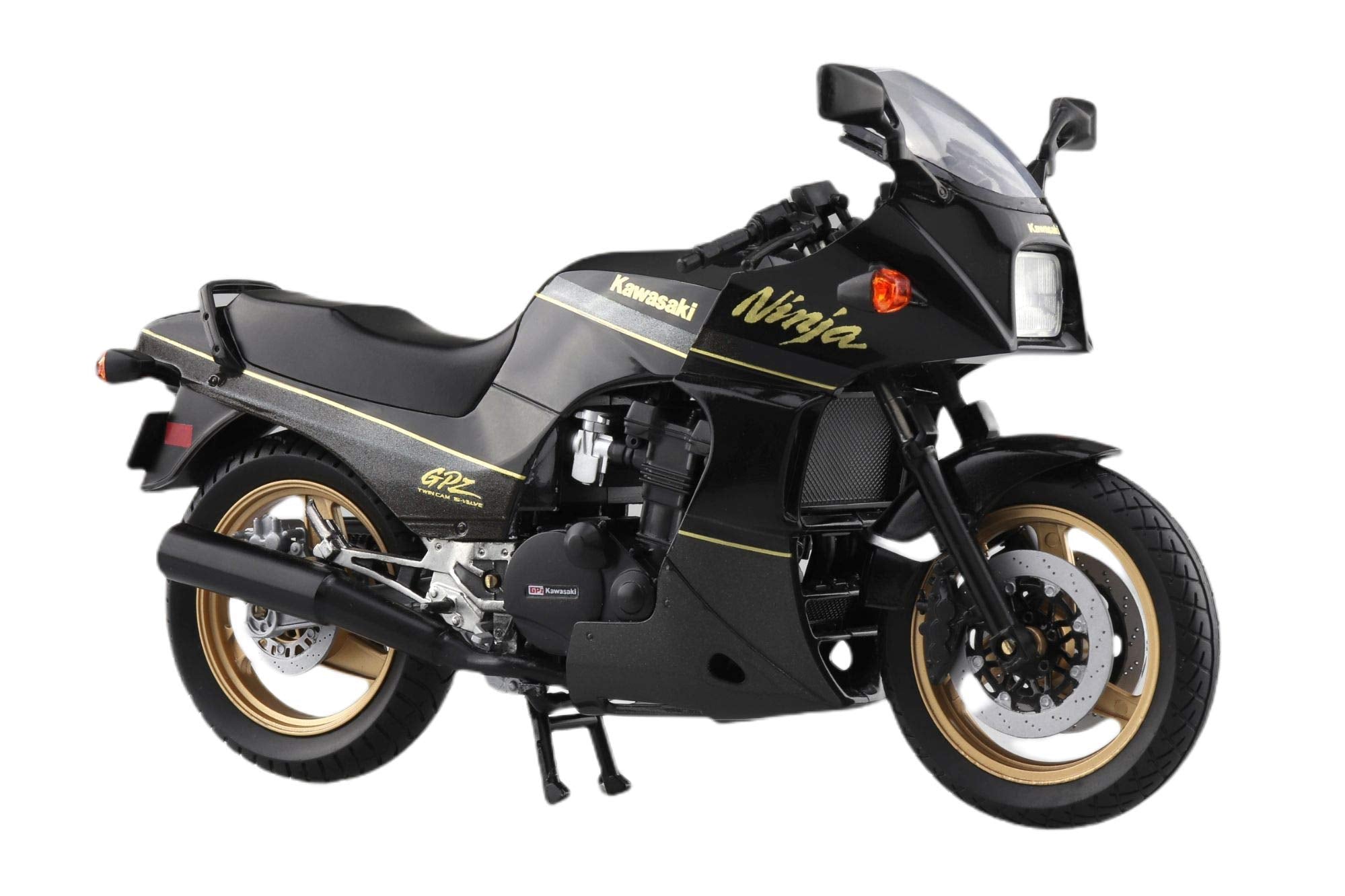 Skynet 1/12 Completed Bike Kawasaki Gpz900R Black/Gold- Japan Figure Store - #1 Bring To You The Best Japanese Goods