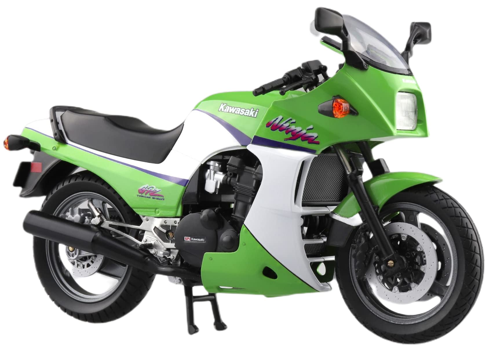 AOSHIMA Skynet 1/12 Kawasaki Gpz900R Lime Green Finished Model- Japan Figure Store - #1 Bring To You The Best Japanese Goods