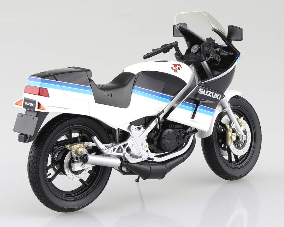 Skynet 1/12 Completed Bike Suzuki Rg250Γ Blue X White- Japan Figure Store - #1 Bring To You The Best Japanese Goods