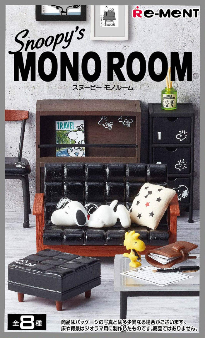RE-MENT Snoopy'S Mono Room 8 Pcs Box- Japan Figure Store - #1 Bring To You The Best Japanese Goods