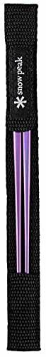 Snow Peak Sct-115-pr Titanium Chopsticks Purple- Japan Figure Store - #1 Bring To You The Best Japanese Goods