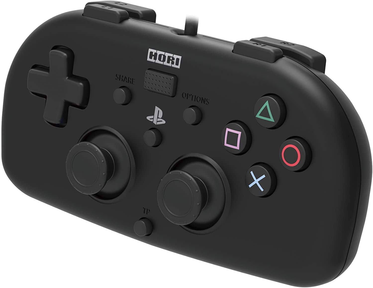 HORI Ps4 Playstation 4 Wired Controller Light Black- Japan Figure Store - #1 Bring To You The Best Japanese Goods