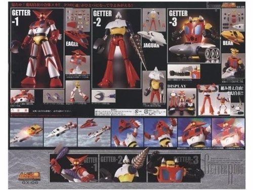 Soul Of Chogokin Gx-06 Getter Robo Action Figure Bandai Tamashii Nations Japan- Japan Figure Store - #1 Bring To You The Best Japanese Goods