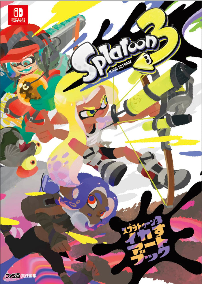 Splatoon 3 Squid Art Book by Kadokawa- Japan Figure Store - #1 Bring To You The Best Japanese Goods