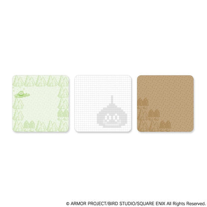 Square Enix Dragon Quest Sticky Notes 3 Types Field Green Stationery Set- Japan Figure Store - #1 Bring To You The Best Japanese Goods
