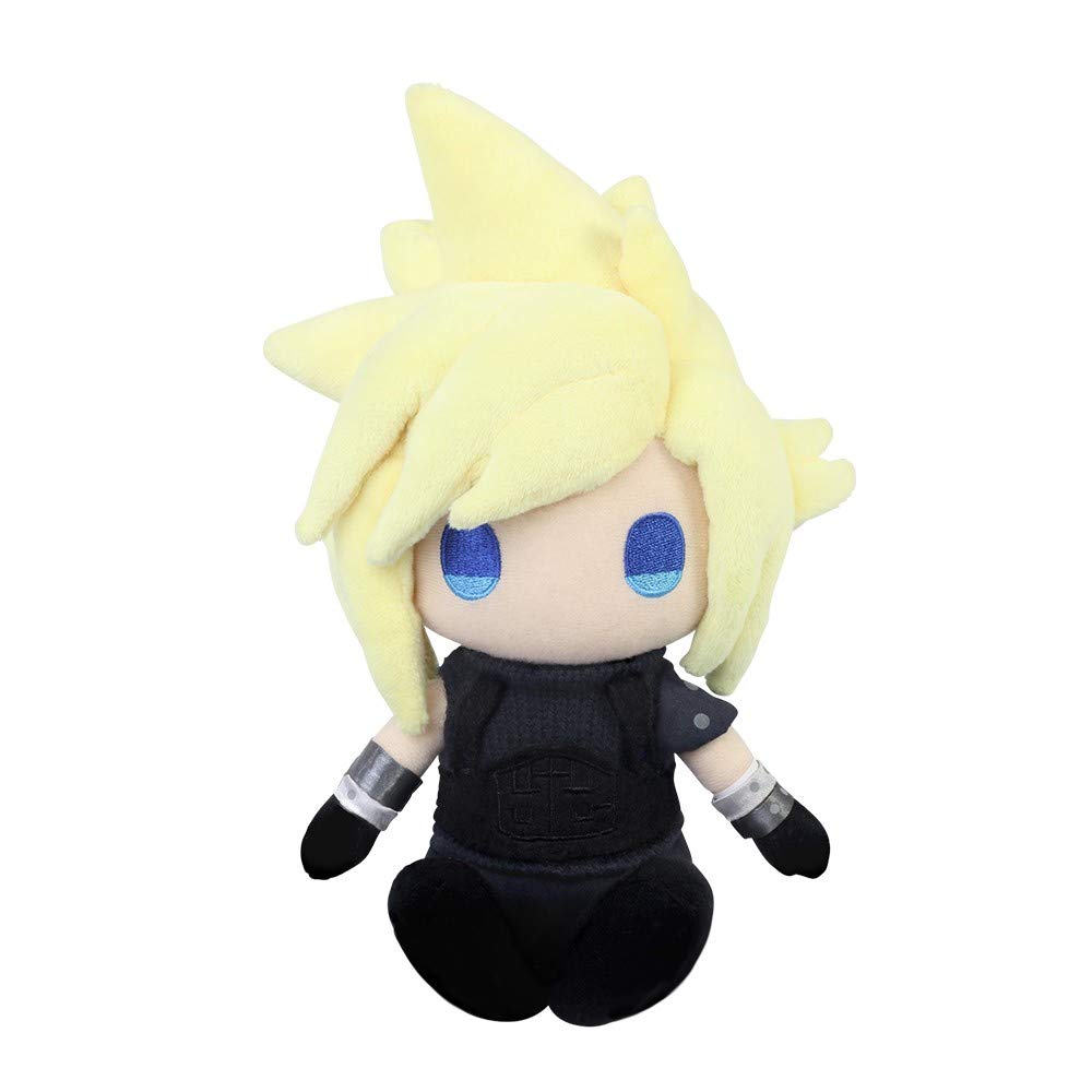 Square Enix FFVII Remake Plush Cloud Strife W140xD130xH215mm- Japan Figure Store - #1 Bring To You The Best Japanese Goods