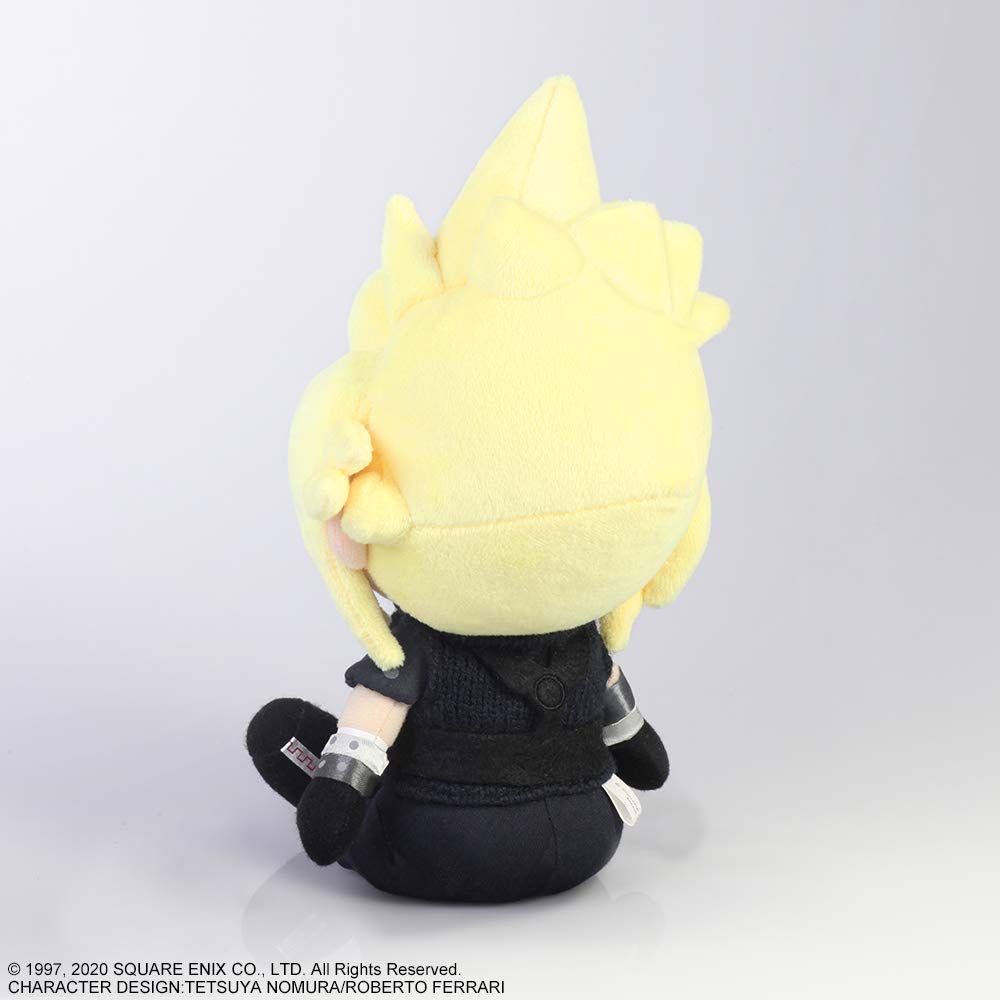 Square Enix FFVII Remake Plush Cloud Strife W140xD130xH215mm- Japan Figure Store - #1 Bring To You The Best Japanese Goods