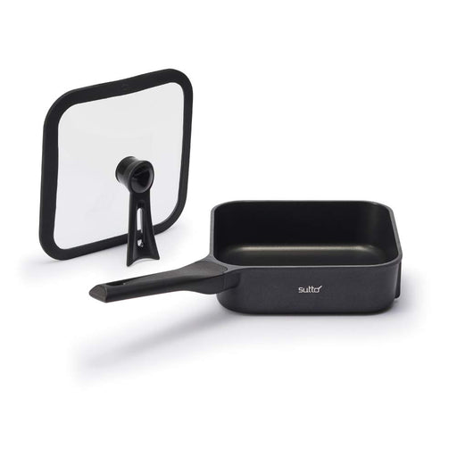 Doshisha Japan Black Deep Type Square Frying Pan 20X6Cm Sutto- Japan Figure Store - #1 Bring To You The Best Japanese Goods