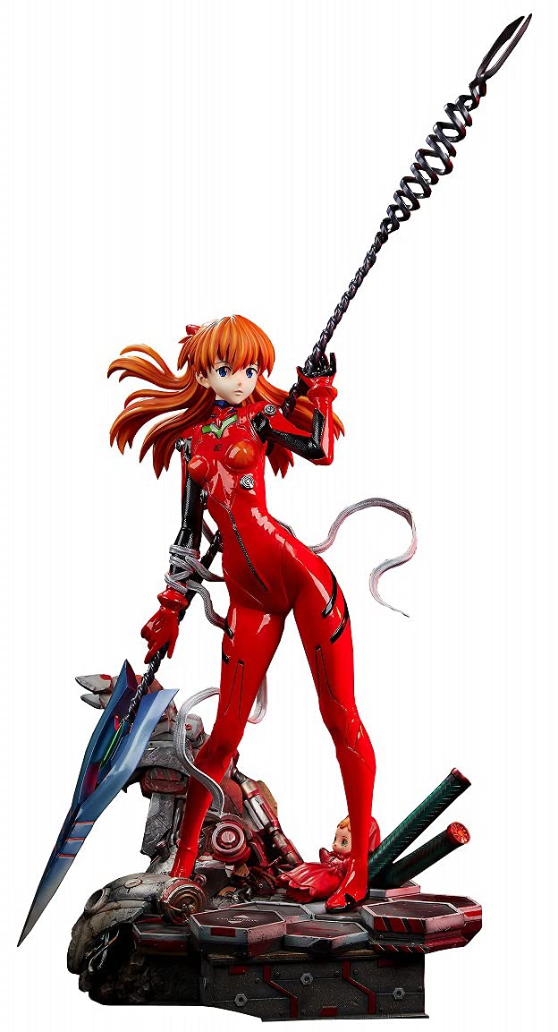 Star Space Evangelion Wonder Statue Shikinami Asuka Langley 1/4 Scale Polystone Pvc Painted Complete Figure- Japan Figure Store - #1 Bring To You The Best Japanese Goods