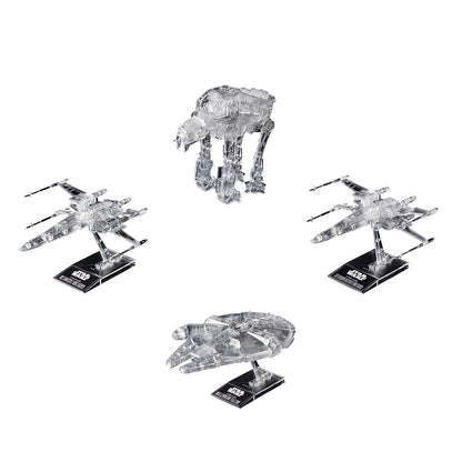 Bandai Spirits Star Wars Clear Vehicle Plastic Model Set - 1/144 1/350 1/540 - The Last Jedi - Japan- Japan Figure Store - #1 Bring To You The Best Japanese Goods