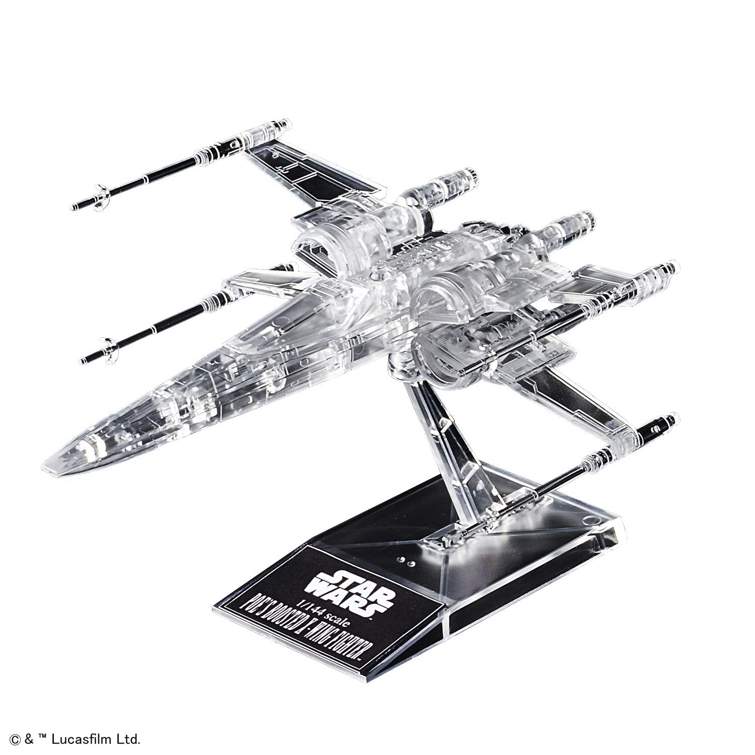 Bandai Spirits Star Wars Clear Vehicle Plastic Model Set - 1/144 1/350 1/540 - The Last Jedi - Japan- Japan Figure Store - #1 Bring To You The Best Japanese Goods