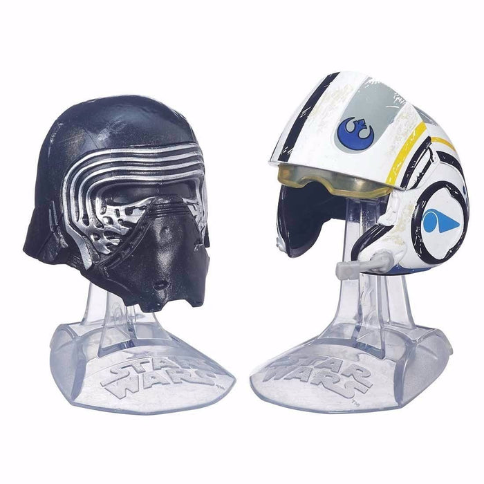 Star Wars Black Series Titanium Kylo Ren & Poe Dameron Helmet Figure Takara Tomy- Japan Figure Store - #1 Bring To You The Best Japanese Goods