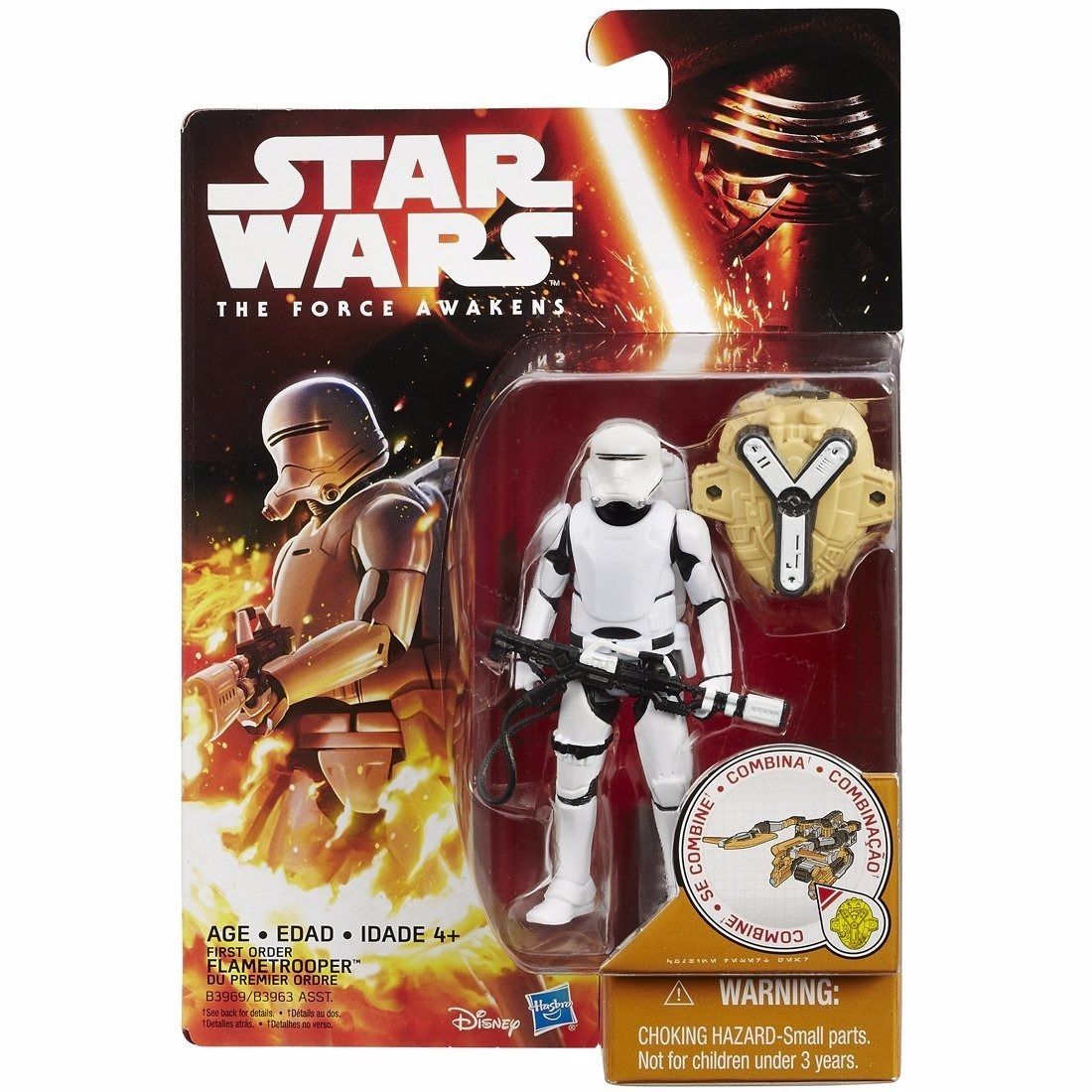 Star Wars The Force Awakens Basic Figure Flametrooper Takara Tomy Japan- Japan Figure Store - #1 Bring To You The Best Japanese Goods