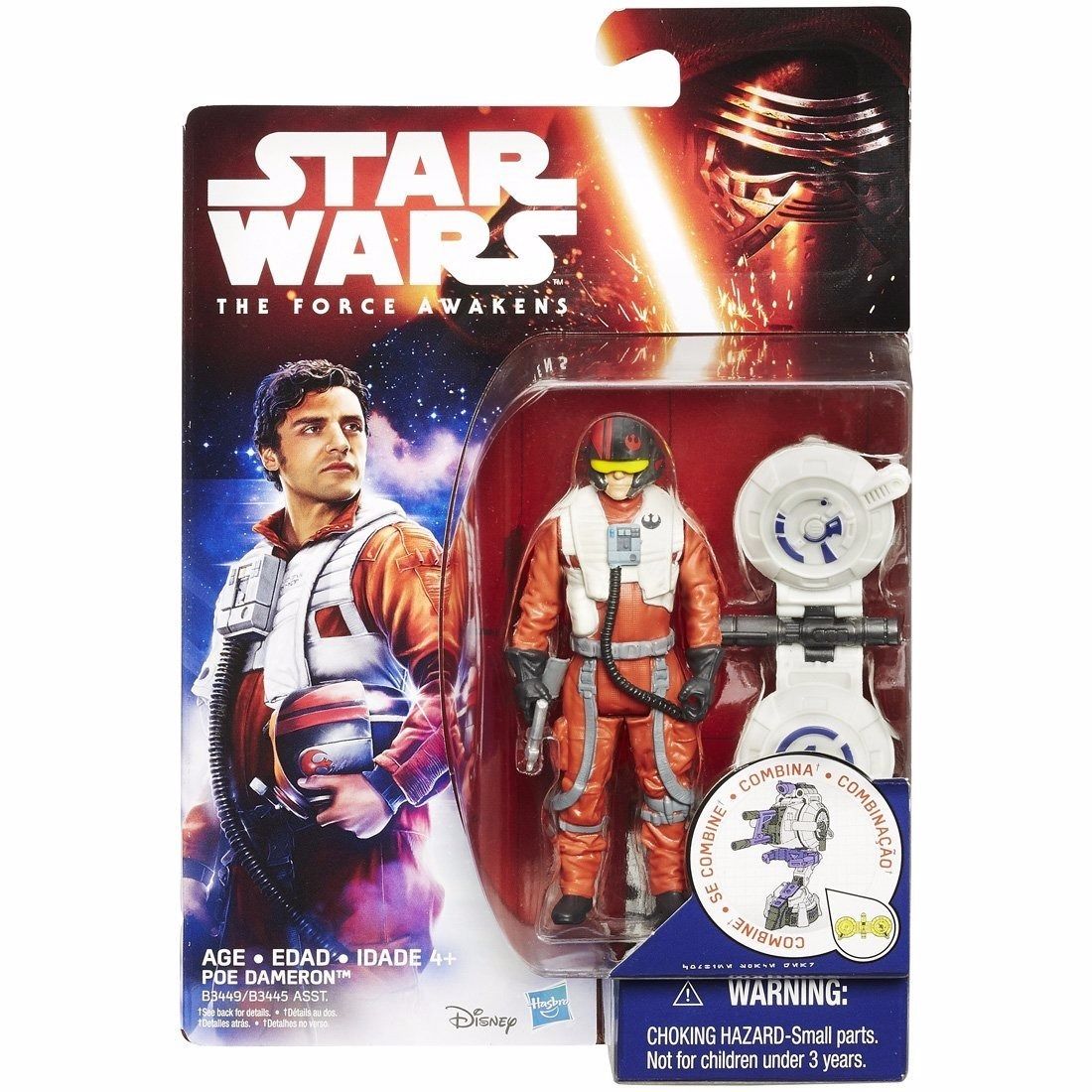 Star Wars The Force Awakens Basic Figure Poe Dameron Takara Tomy- Japan Figure Store - #1 Bring To You The Best Japanese Goods