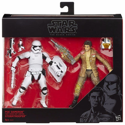 Star Wars The Force Awakens Black Series Poe Dameron & Stormtrooper Takara Tomy- Japan Figure Store - #1 Bring To You The Best Japanese Goods