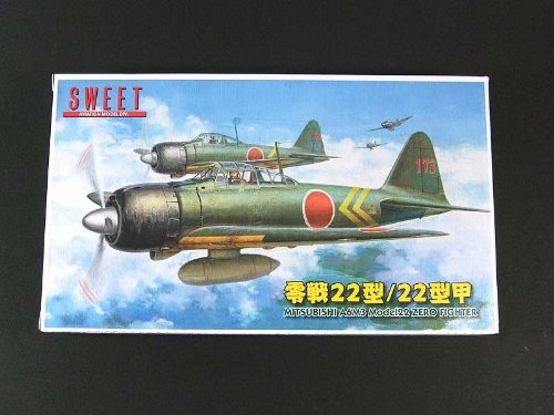 SWEET 22 Zero Fighter A6M3 Model 22 1/144 Scale Kit- Japan Figure Store - #1 Bring To You The Best Japanese Goods