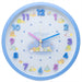 Sumikko Gurashi 2926212 Wall Clock, Blue, Starry Sky Walk, Analog, Quiet, Continuous Second Hand- Japan Figure Store - #1 Bring To You The Best Japanese Goods