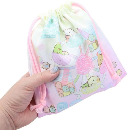 Sumikko Gurashi [Drawstring Bag] Kinchaku Pouch/Tapioka Park San-X- Japan Figure Store - #1 Bring To You The Best Japanese Goods