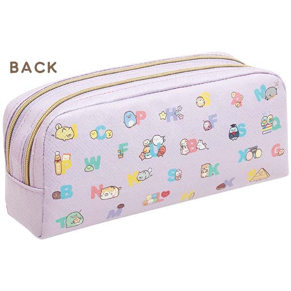 Sumikko Gurashi Everyone Gathers Twin Zipper Pen Pouch Pt07501- Japan Figure Store - #1 Bring To You The Best Japanese Goods