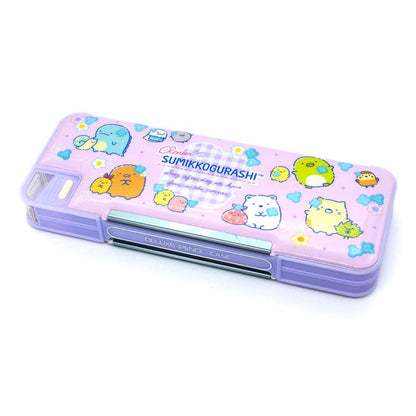 SAN-X Pen Case Sumikko Gurashi Go Go School Pink- Japan Figure Store - #1 Bring To You The Best Japanese Goods