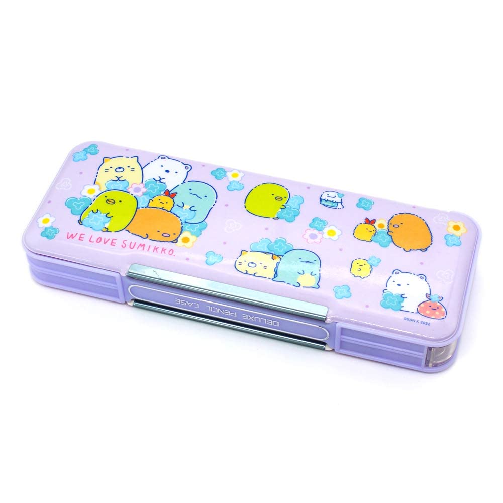 SAN-X Pen Case Sumikko Gurashi Go Go School Pink- Japan Figure Store - #1 Bring To You The Best Japanese Goods