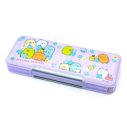 SAN-X Pen Case Sumikko Gurashi Go Go School Pink- Japan Figure Store - #1 Bring To You The Best Japanese Goods