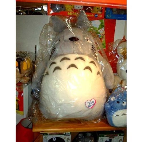 Sun Arrow My Neighbor Totoro (Gray) Plush Toy & Nap Cushion Japanese Stuffed Toy- Japan Figure Store - #1 Bring To You The Best Japanese Goods