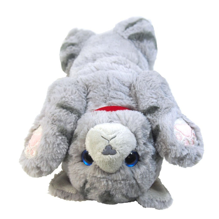 SUNLEMON Plush Doll Hiza Neko Gray Size M Tjn- Japan Figure Store - #1 Bring To You The Best Japanese Goods