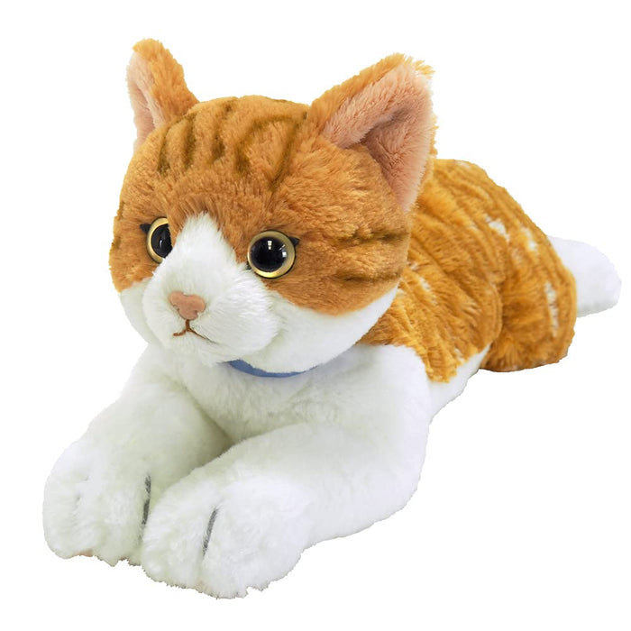 SUNLEMON Plush Doll Hiza Neko Chashiro White/Brown Cat Size M- Japan Figure Store - #1 Bring To You The Best Japanese Goods
