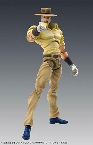 Super Action Statue Jojo's Bizarre Adventure Part 3 Joseph Joestar & Iggy- Japan Figure Store - #1 Bring To You The Best Japanese Goods