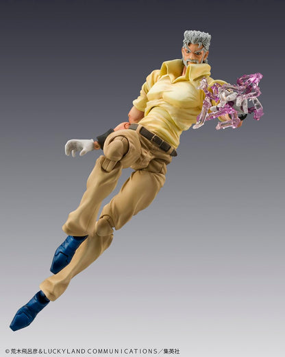 Medicos Entertainment Jojo'S Bizarre Adventure Part 3 Joseph Joestar & Iggy Action Figure (150Mm & 35Mm) Japan- Japan Figure Store - #1 Bring To You The Best Japanese Goods