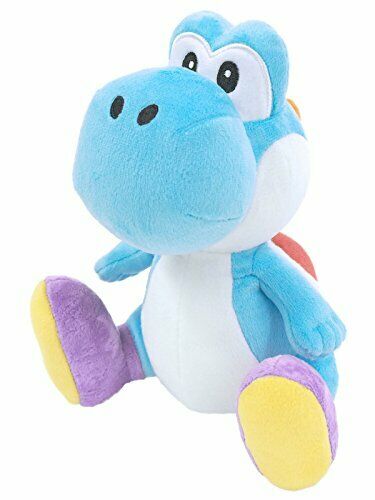 Super Mario All Star Collection Plush Light Blue Yoshi S- Japan Figure Store - #1 Bring To You The Best Japanese Goods