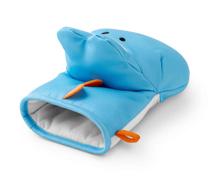 NINTENDO Super Mario Home & Party Oven Mitten & Pot Stand Light Blue Yoshi- Japan Figure Store - #1 Bring To You The Best Japanese Goods