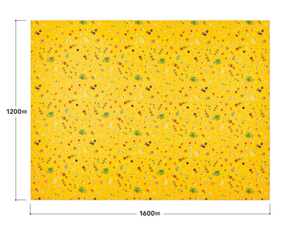 NINTENDO Super Mario Home & Party Tablecloth 8-Bit Party Yellow- Japan Figure Store - #1 Bring To You The Best Japanese Goods