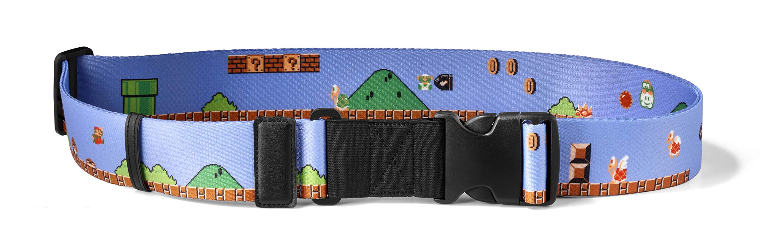 NINTENDO Super Mario Travel Luggage Strap Ground Level- Japan Figure Store - #1 Bring To You The Best Japanese Goods