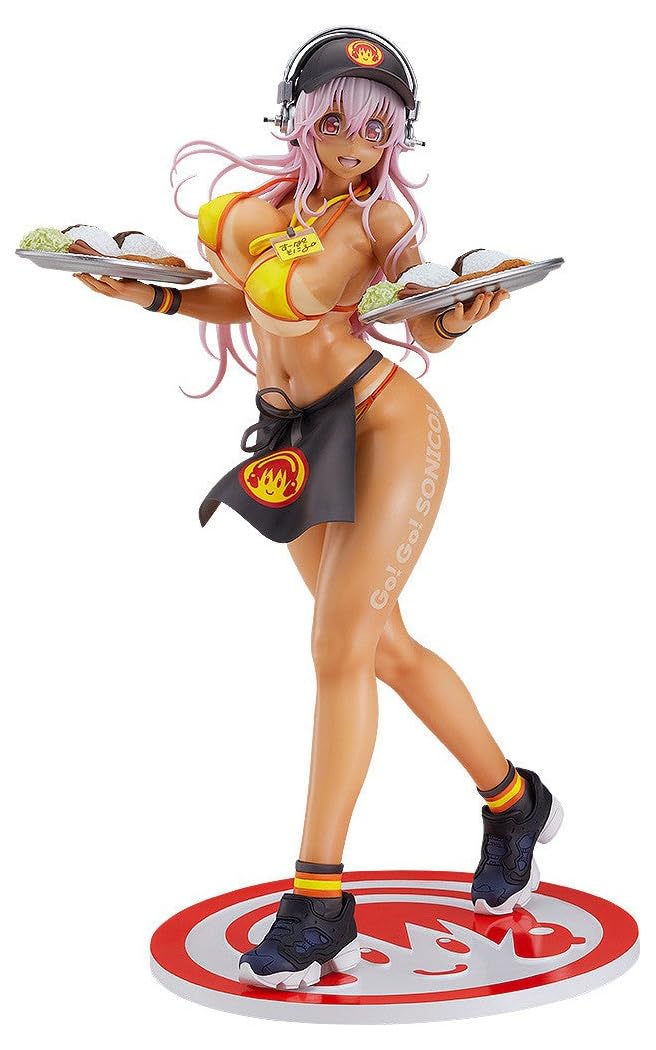 Max Factory Super Sonico 1/6 Scale Bikini Waitress Finished PVC Painted Figure- Japan Figure Store - #1 Bring To You The Best Japanese Goods