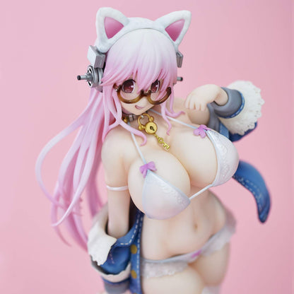 Kaiyodo Super Sonico White Cat Resale 24 PVC/ABS Figure- Japan Figure Store - #1 Bring To You The Best Japanese Goods
