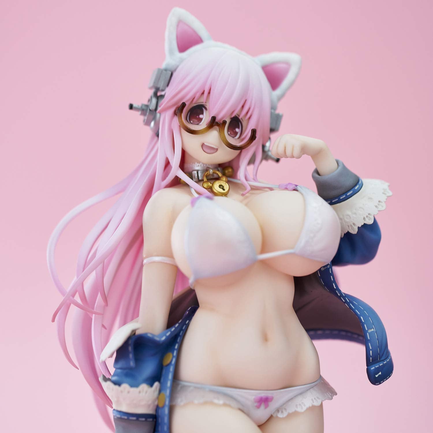 Kaiyodo Super Sonico White Cat Resale 24 PVC/ABS Figure- Japan Figure Store - #1 Bring To You The Best Japanese Goods