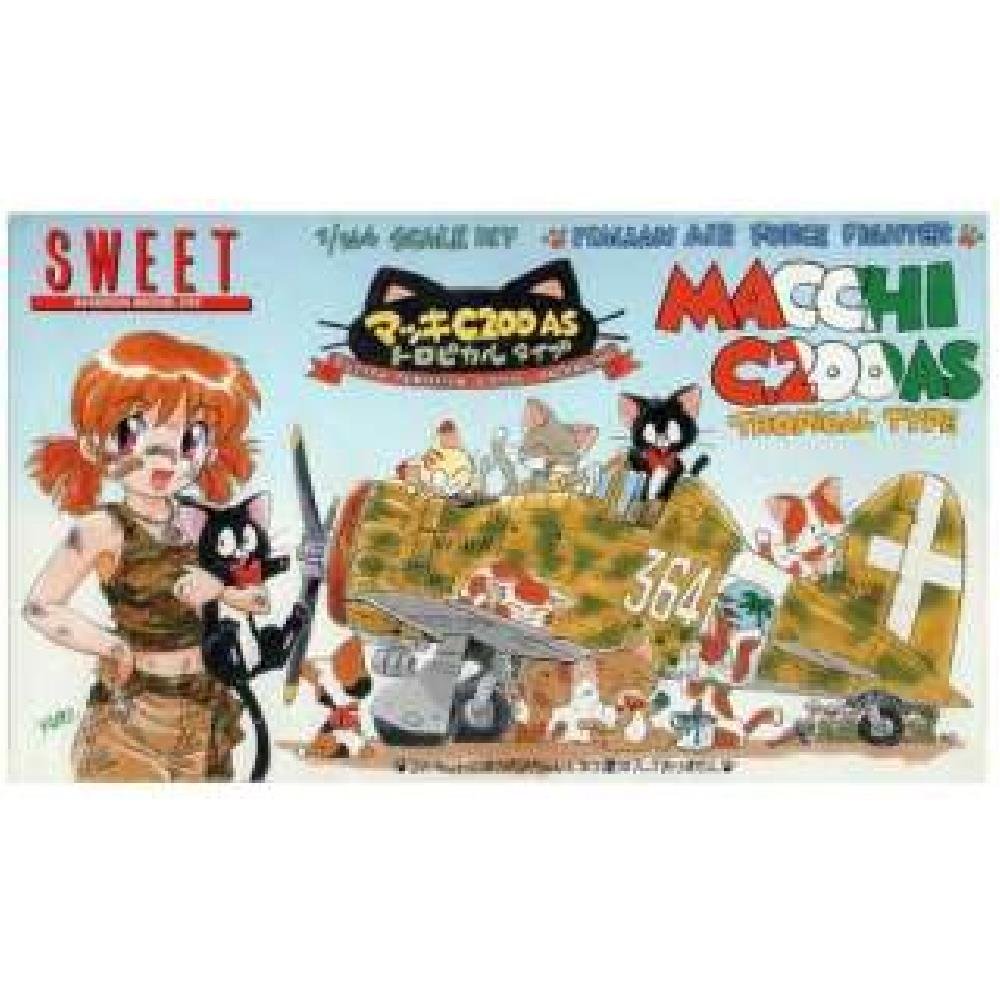 SWEET 06 Italian Air Force Macchi C.200As Tropical Type 1/144 Scale Kit- Japan Figure Store - #1 Bring To You The Best Japanese Goods