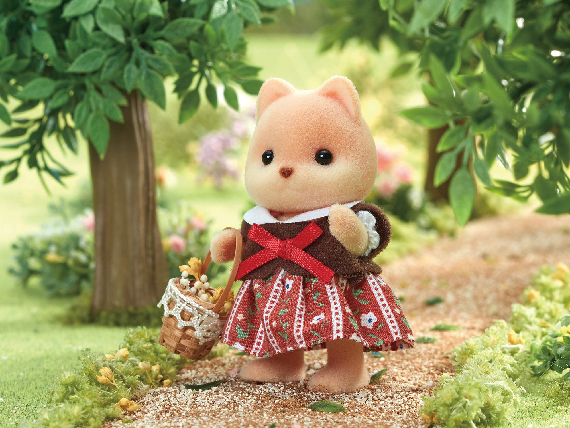 Epoch Sylvanian Families Caramel Dog Family Doll FS-35 Age 3+ Dollhouse Toy- Japan Figure Store - #1 Bring To You The Best Japanese Goods