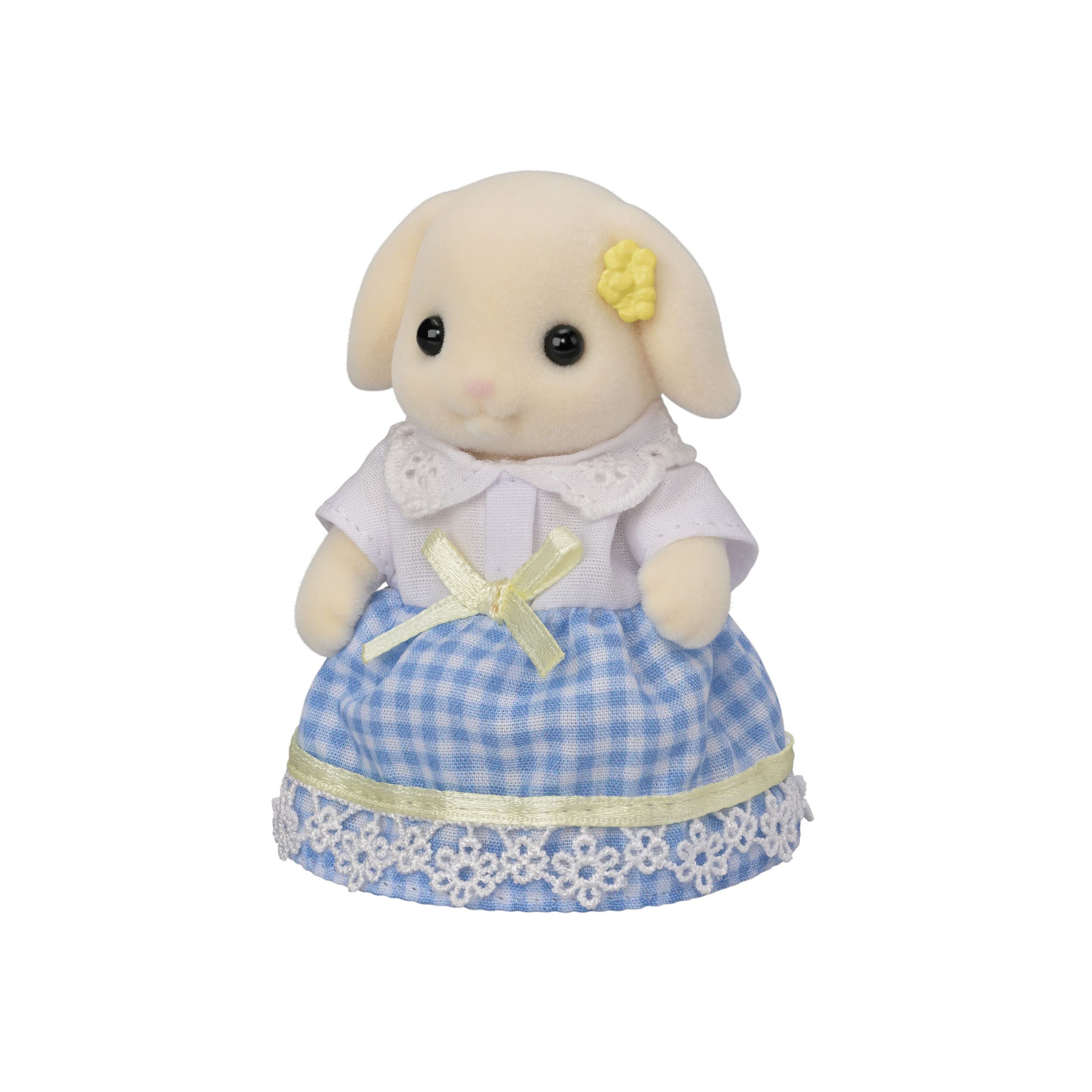 Epoch Sylvanian Families Flora Rabbit Family Dollhouse Toy FS-50 Certified for Ages 3+- Japan Figure Store - #1 Bring To You The Best Japanese Goods