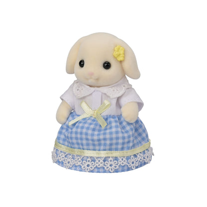 Epoch Sylvanian Families Flora Rabbit Family Dollhouse Toy FS-50 Certified for Ages 3+- Japan Figure Store - #1 Bring To You The Best Japanese Goods