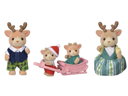 Epoch Sylvanian Families Reindeer Family Dollhouse Fs-44 Toy Ages 3+ Certified- Japan Figure Store - #1 Bring To You The Best Japanese Goods