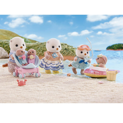 Epoch Sylvanian Families Sea Otter Dollhouse Toy for 3 Years and Older FS-54- Japan Figure Store - #1 Bring To You The Best Japanese Goods