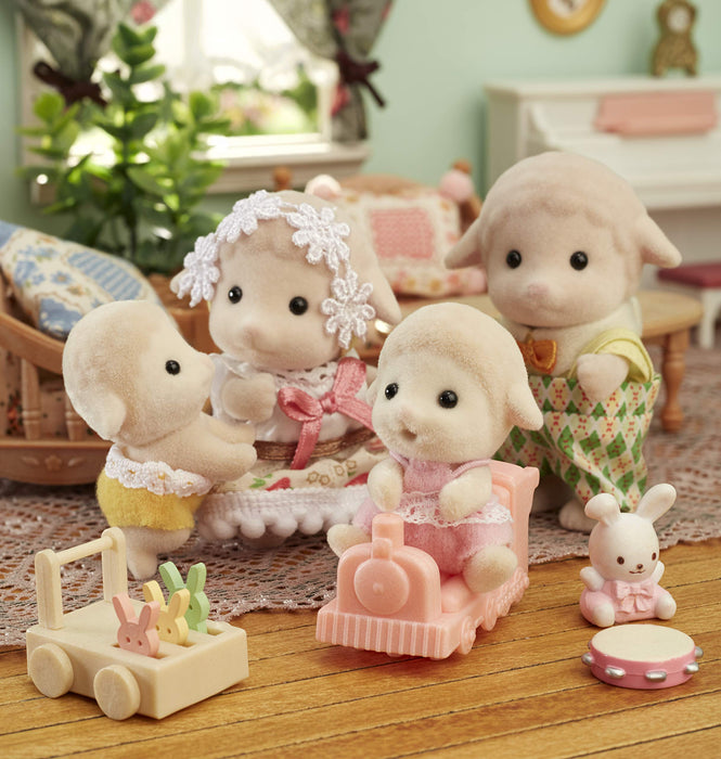 Epoch Sylvanian Families Doll - Sheep Twins Hi-08 Age 3+ St Mark Certified Toy- Japan Figure Store - #1 Bring To You The Best Japanese Goods