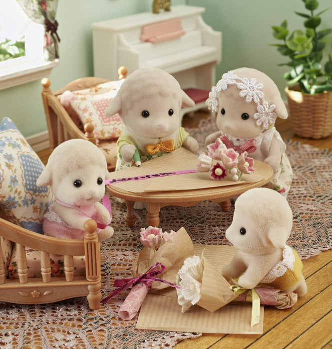 Epoch Sylvanian Families Doll - Sheep Twins Hi-08 Age 3+ St Mark Certified Toy- Japan Figure Store - #1 Bring To You The Best Japanese Goods