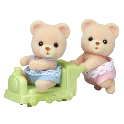 Epoch Sylvanian Families Twin Bears Doll St Mark Certified Age 3+ Toy Dollhouse- Japan Figure Store - #1 Bring To You The Best Japanese Goods